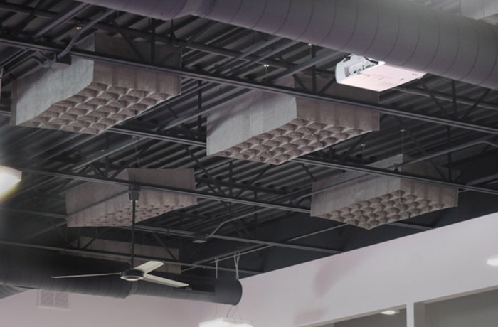 PKSA Karate Ceiling with HUSH by Quell Acoustics