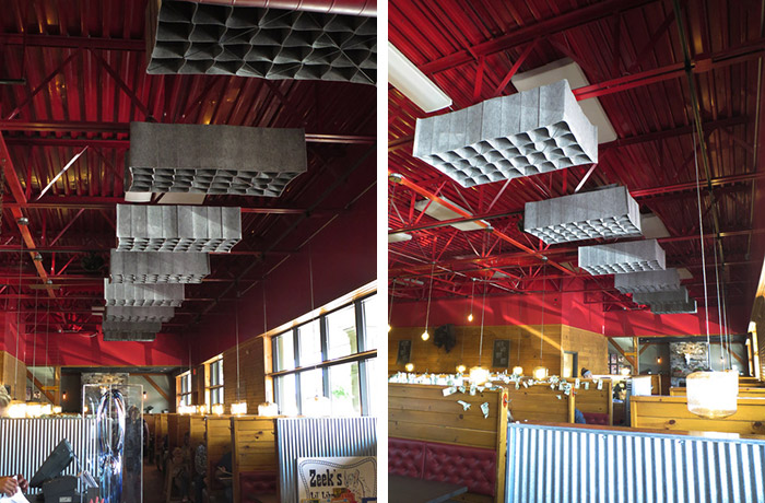 Crazy Horse Steak House-Saloon Ceiling with HUSH by Quell Acoustics